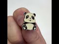 Panda Bear lapel Pin White and Black Enamel Pin Backing Jay Pins #panda #lapelpin #pincollectors