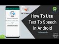 Text to Speech - Android Studio Tutorial | Text to speech (TTS) | Android Studio | CodingWithDev