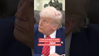 Trump on whether he would pardon Sean "Diddy" Combs: "He used to really like me a lot." #shorts