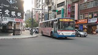 20220803 苗栗客運5823 東門街轉彎民族路 MOV 1447