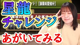 【パズドラ】星龍チャレンジ残り3時間あがいてみる【制限時間90分】