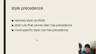 Style sheet precedence