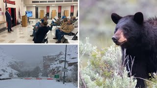 AROUND WYOMING: Car Crash, Highway Closure and Hunting Survey!