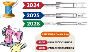 VEJA A DIFERENÇA ENTRE AS AGULHAS DUPLAS DE COSTURA DOMÉSTICA PARA NÃO COMPRAR ERRADO