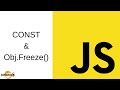 constant & Object.Freeze Function In Javascript
