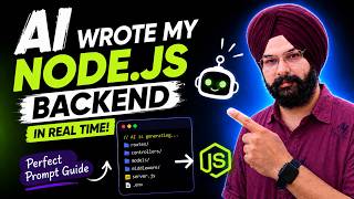 AI Wrote My Node.js Backend In Real Time (Full Prompt Guide)