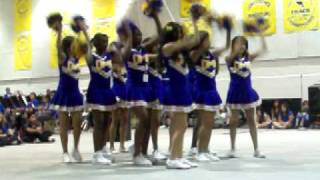 G.M.S. cheerleaders.