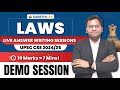 Demo Lecture: LIVE Answer Writing Sessions (LAWS) by Varun Sir | UPSC Mains | MMP+