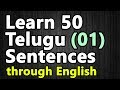 50 Telugu Sentences (01) - Learn Telugu through English