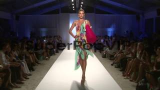 Models walk the runway at Caffe Swimwear Models walk the ...