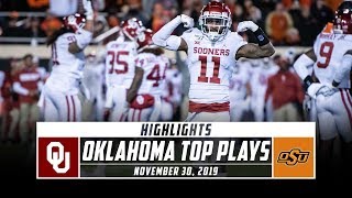 No. 7 Oklahoma Football Top Plays vs. No. 21 Oklahoma State (2019) | Stadium