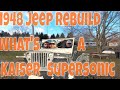 Jeep project Pt-1 Willy's CJ-2a engine rebuild Kaiser supersonic