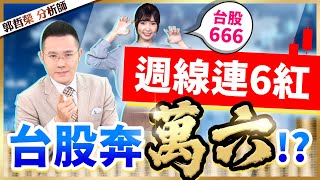 2022.08.12  郭哲榮分析師【週線連6紅  台股奔萬六!?】  (無廣告。字幕版)