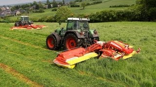 New PÖTTINGER Novacat X8 and FENDT Vario 930 x2 !! - Schoonbroodt au fauchage 2013