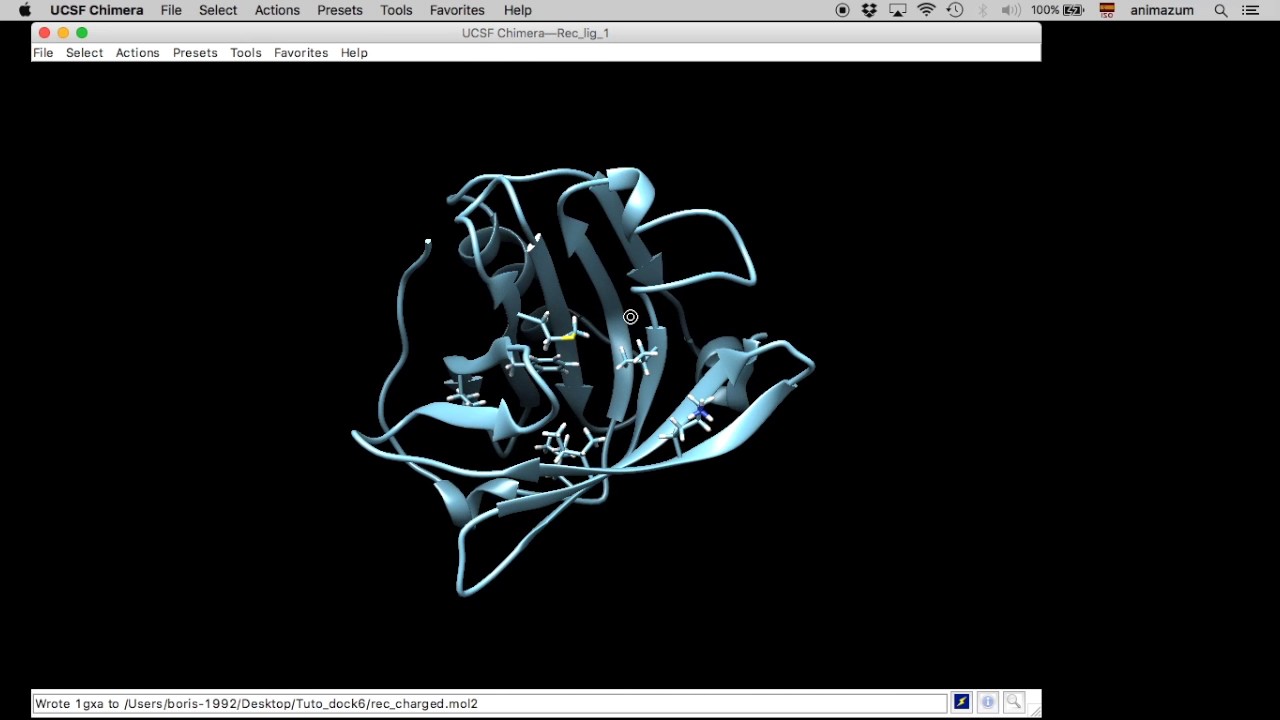 Ligand Receptor Preparation For Dock6 - YouTube