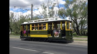 RIDING A 100 YEAR OLD TRAM - Vintage Tram Geelong 2 at The Ballarat Tramway Museum