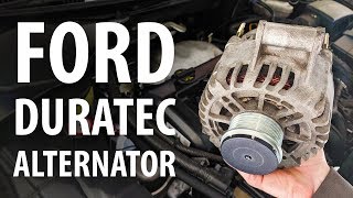 How to: Remove alternator, Ford Duratec / Mazda L (Mondeo, Focus, Escape, Mazda, Volvo)