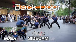 [KPOP IN PUBLIC | SIDE CAM] 'Back Door' - Stray Kids (스트레이키즈) - ONE TAKE Dance Cover  + OUTTAKES
