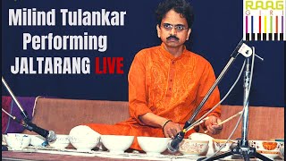 Milind Tulankar JalTarang Player LIVE Stage Performance 🎼