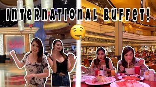 Huge International Lunch Buffet @ Cafe Deco, Macau (威丰味餐廳 國際自助午餐) l JustRain l Vlog #9