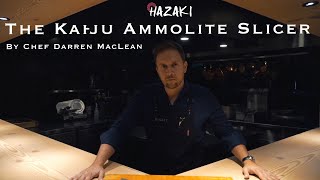 The Kaiju Ammolite Slicer by Chef Darren MacLean | HAZAKI KNIVES