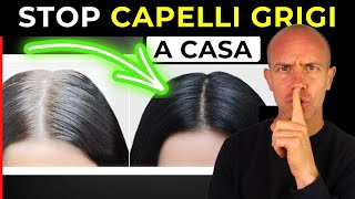 Blocca i capelli grigi in modo naturale