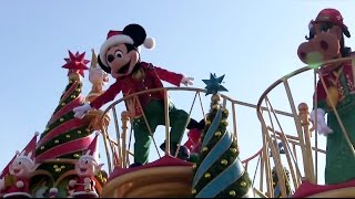 TDL　ディズニー・サンタヴレッジパレード (2014.12.9　1回目)