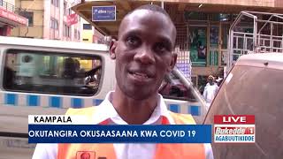 Agabuutikidde:  Okutangira okusasaana kwa COVID19.