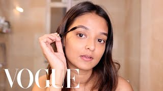 Pretending to be in VOGUE | EASY GUIDE TO Skincare and my NO MAKEUP - MAKEUP LOOK