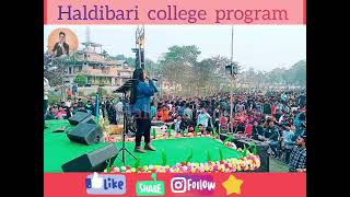 Haldibari college program 2023