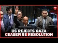 US vetoes UN Security Council resolution on Gaza ceasefire