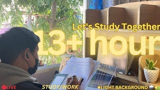 🔴LET's STUDY TOGETHER for 13+ HOURS|DAY 110/120|3 hours break|#NEETPG#INICET#fmge #upsc #studywithme