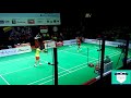 lee chong wei vs kento momota nice camera badminton purple league 2016