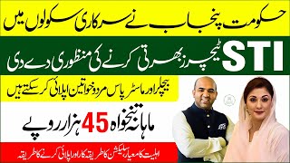 STI Jobs 2025 in Punjab | How To Apply Online For STI Jobs | School Teaching Interns Jobs