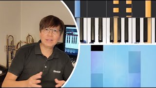 Python MIDI programming, a piano tile app.