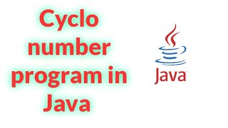 Cyclo number program in Java