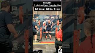 Crushing the Competition: Nate's 320lbs Squat at USPA Powerlifting Meet