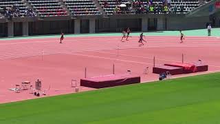 18年6月2日熊本県高校総体　男子4x100m予選4組