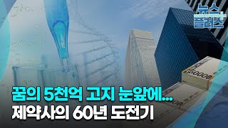 꿈의 5천억 고지 눈앞에...제약사의 60년 도전기/[기업\u0026이슈]/한국경제TV뉴스