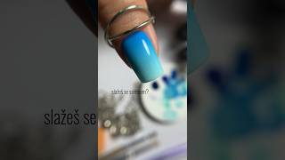 LAKI OMBRE / EASY BLUE OMBRE NAIL DESIGN #nailart #ombrenails #summernails #ombretutorial #manikir