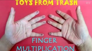 FINGER MULTIPLICATION - MALAYALAM - Great way to multiply!