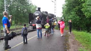 4th July 2020: Special Heritage Train between Helsinki-Siuntio, Standing outside at Siuntio Station