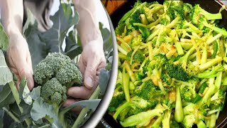 ব্রকলি ভাজি | Broccoli Fry | ‍আলু দিয়ে ব্রকলি ভাজি | ‍Broccoli bhaji Recipe by AJ Ranna Ghor