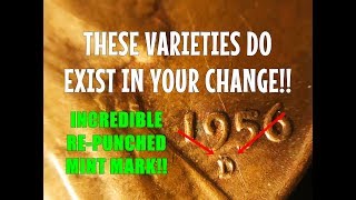 1956 LINCOLN CENT VARIETY POPS UP OUT OF NOWHERE!!  Not Listed in Price Guides!