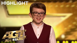 13-Year-Old Magician Aidan McCann SHOCKS The Judges With Amazing Magic! | AGT: All-Stars 2023
