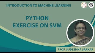 Python Exercise on SVM