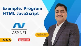 Example: Program HTML JavaScript using ASP.Net | ASP.Net Videos Tutorial for Beginners