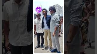 Ranbir Kapoor, Nagarjuna and SS Rajamouli clicked at Brahmastra promotions in Chennai | ENT LIVE