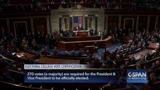 Vice President Biden certifies Electoral College Results (C-SPAN)