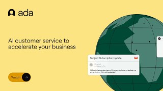 ada CX | scale your customer service effortlessly with AI